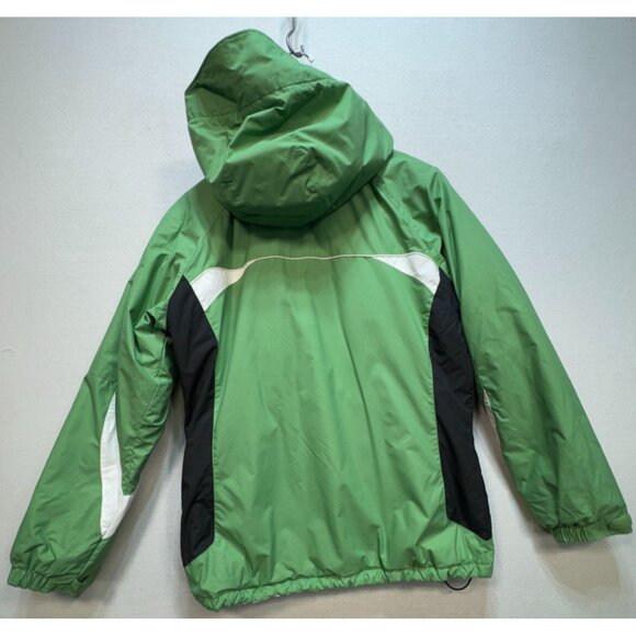 Columbia Sportswear Company Women's Waterproof Hooded Jacket Size M Green Fleece - Picture 2 of 15